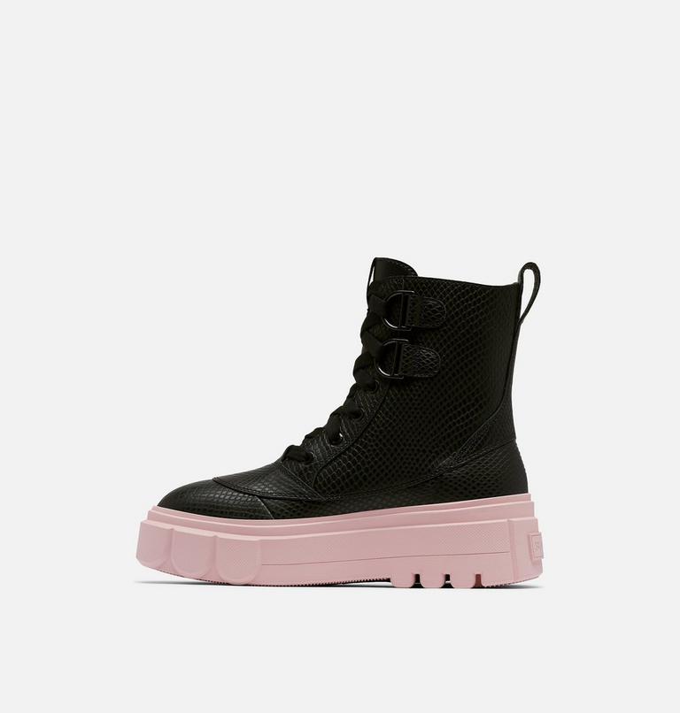 Women's Caribou X Boot Lace Waterproof Boot, Color: Black, Vintage Pink, image 4