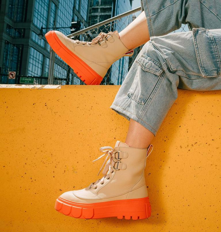 CARIBOU� X BOOT LACE WP | 209 | 5.5, Color: Ceramic, Optimized Orange, image 9