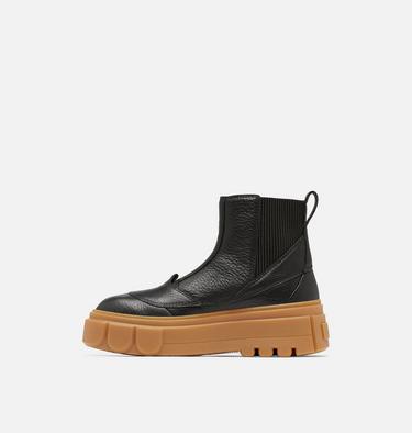 CARIBOU X Women's Chelsea Waterproof Boot, Color: Black, Gum, image 4