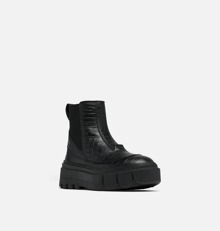Women's Caribou X Boot Chelsea, Color: Black, Black Croc, image 7