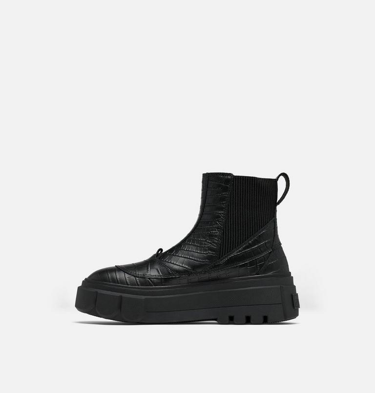 Women's Caribou X Boot Chelsea, Color: Black, Black Croc, image 4