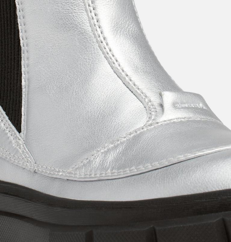 CARIBOU X Women's Chelsea Waterproof Boot, Color: Pure Silver, Black, image 9