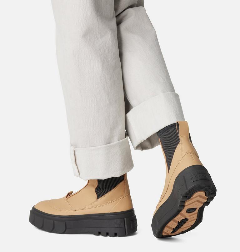 CARIBOU X Women's Chelsea Waterproof Boot, Color: Canoe, Jet, image 8