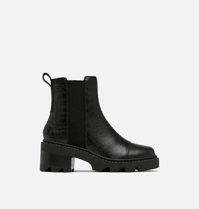 JOAN NOW Women's Chelsea Boot, Color: Black, Tawny Buff Croc, image 1