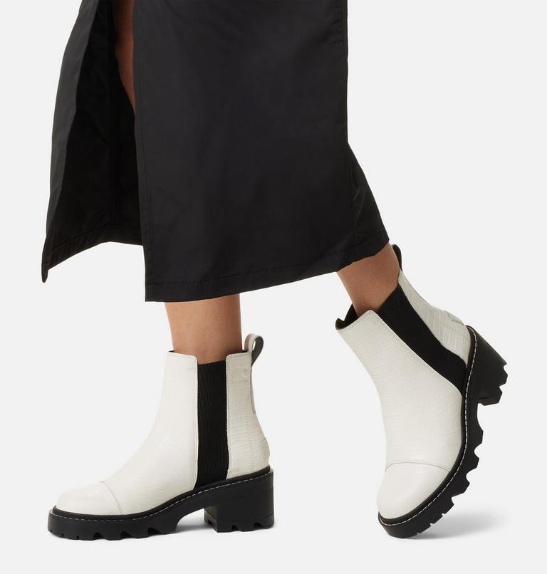 Women's Joan Now Chelsea Boot, Color: Sea Salt, Black, image 8