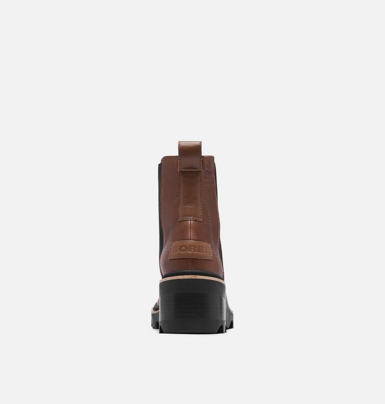 JOAN NOW Women's Chelsea Boot, Color: Velvet Tan, Black, image 3