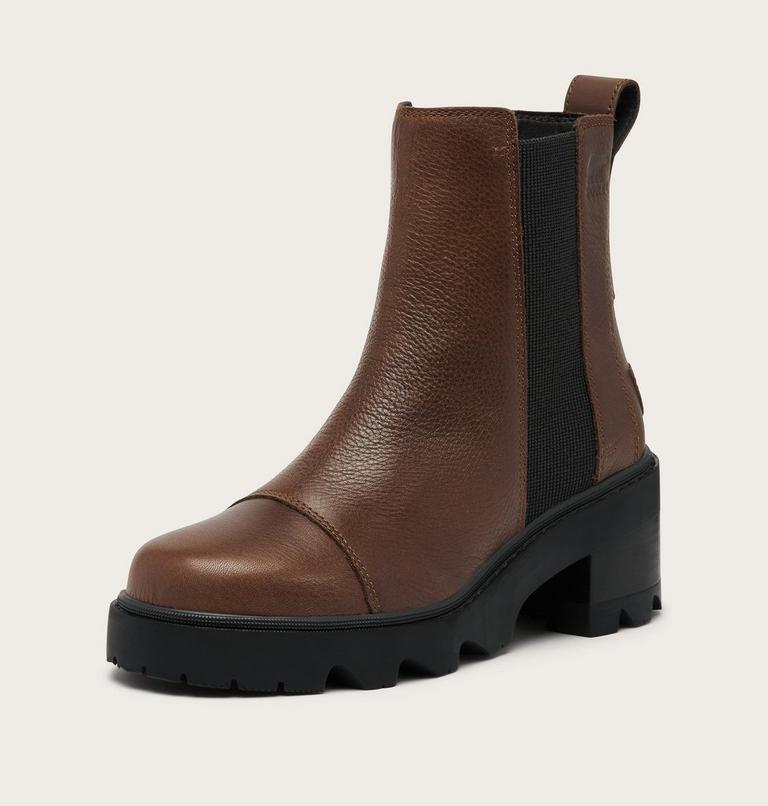 Women's Joan Now Chelsea Boot, Color: Tobacco, Black, image 7