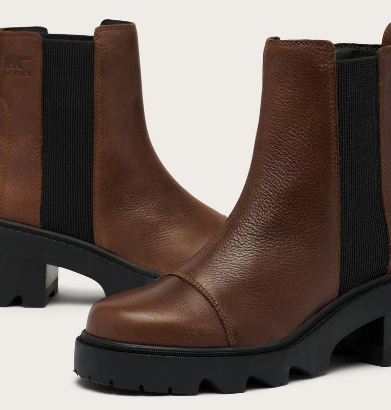 Women's Joan Now Chelsea Boot, Color: Tobacco, Black, image 9