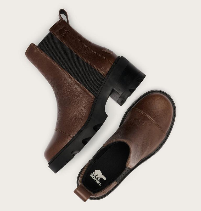 Women's Joan Now Chelsea Boot, Color: Tobacco, Black, image 4