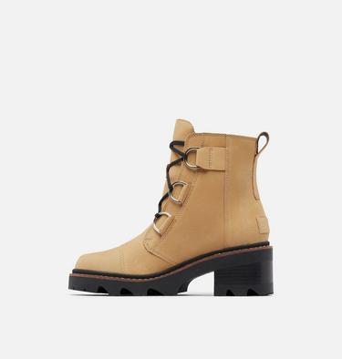 JOAN NOW Women's Lace Boot, Color: Caribou Buff, Black, image 4