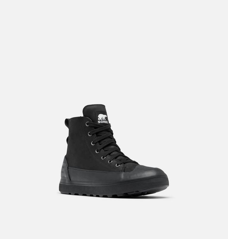 SOREL METRO II Men's Waterproof Sneak, Color: Black, Sea Salt, image 7