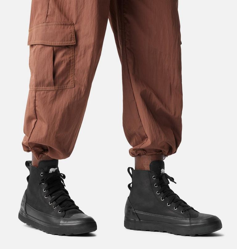 SOREL METRO II Men's Waterproof Sneak, Color: Black, Sea Salt, image 8