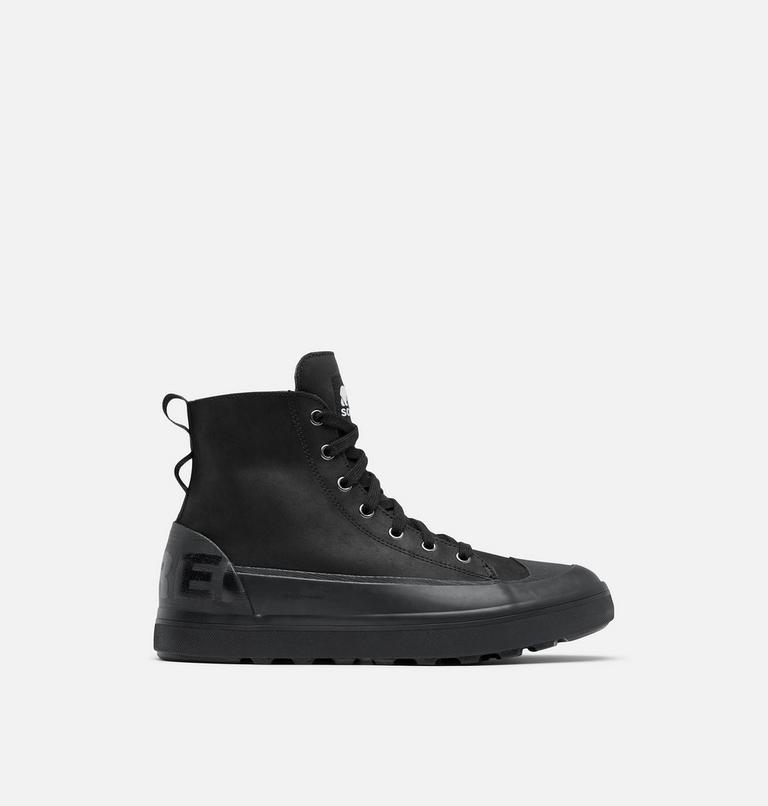 SOREL METRO II Men's Waterproof Sneak, Color: Black, Sea Salt, image 1
