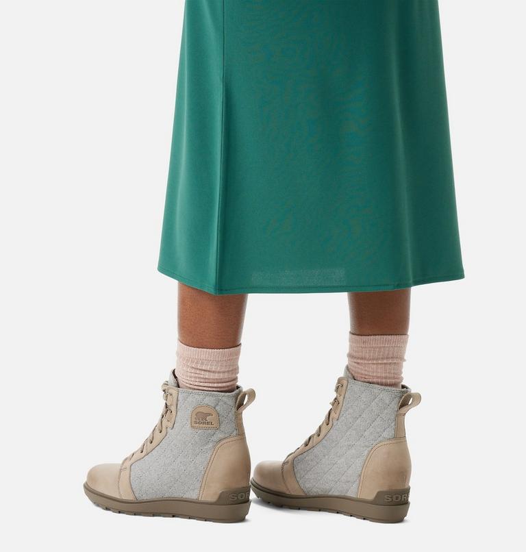 Women's Evie II NW Lace Bootie, Color: Omega Taupe, Wet Sand, image 7