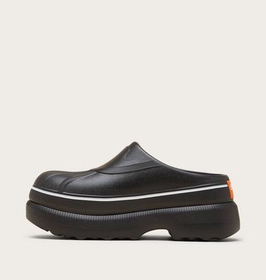 CARIBOU Women's Clog, Color: Black, Optimized Orange, image 2