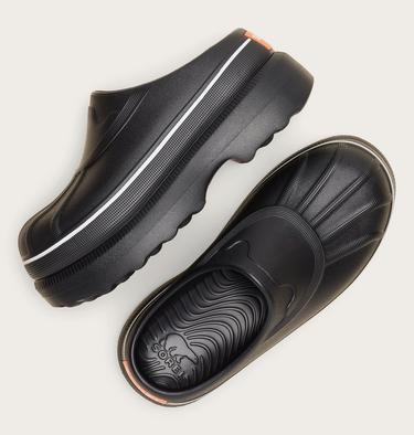 CARIBOU Women's Clog, Color: Black, Optimized Orange, image 4