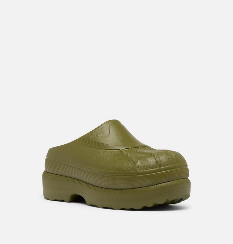 CARIBOU Women's Clog, Color: Utility Green, Sea Salt, image 7