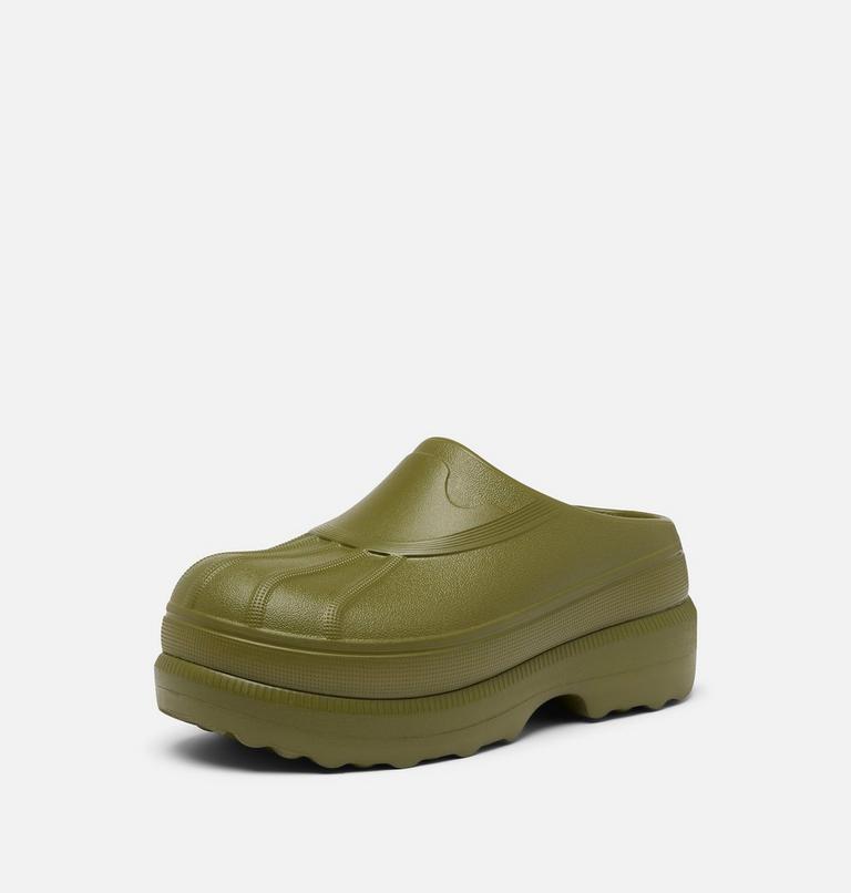 Caribou Clog Women's Shoe, Color: Utility Green, Sea Salt, image 8