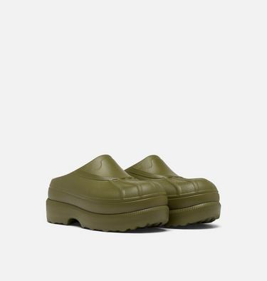 CARIBOU Women's Clog, Color: Utility Green, Sea Salt, image 2