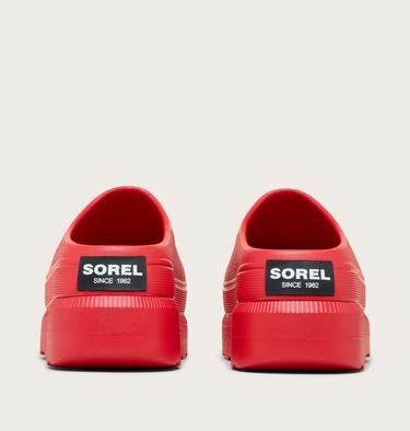 Zueco Caribou para mujer, Color: Bright Red, Black, image 2