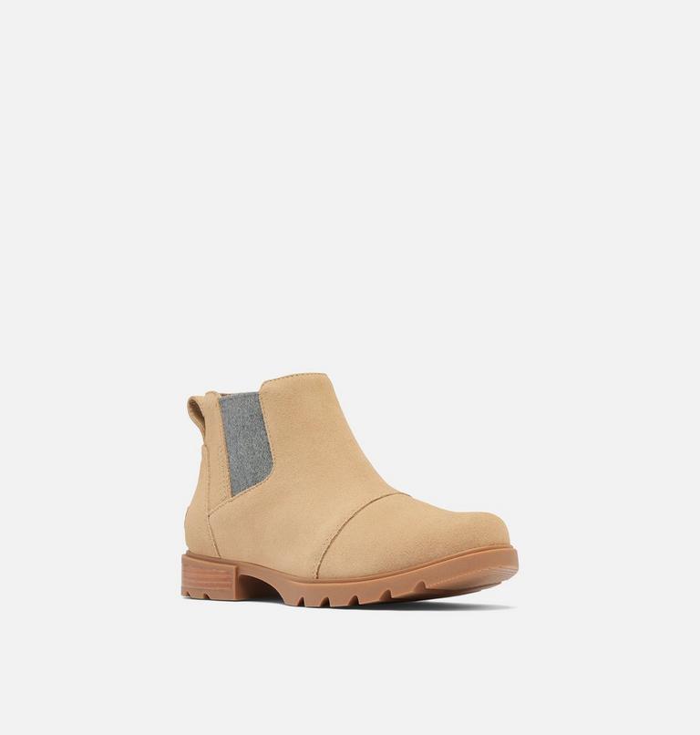 EMELIE III Women's Waterproof Chelsea Bootie, Color: Dusty Tan, Gum 10, image 7