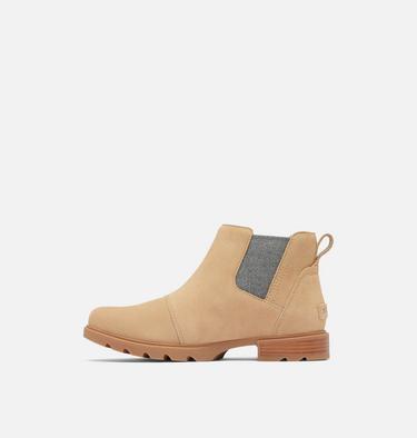 EMELIE III Women's Waterproof Chelsea Bootie, Color: Dusty Tan, Gum 10, image 4