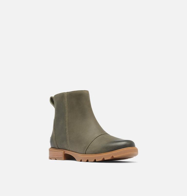 EMELIE III Bottines avec fermeture éclair pour femme, Color: Stone Green, Gum 2, image 7