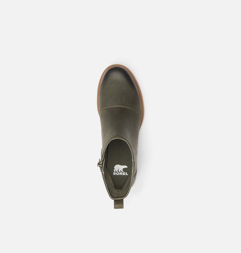 EMELIE III Bottines avec fermeture éclair pour femme, Color: Stone Green, Gum 2, image 5