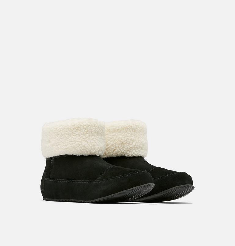 SOREL GO - Stumptown Bootie Women's Slipper, Color: Black, Natural, image 2