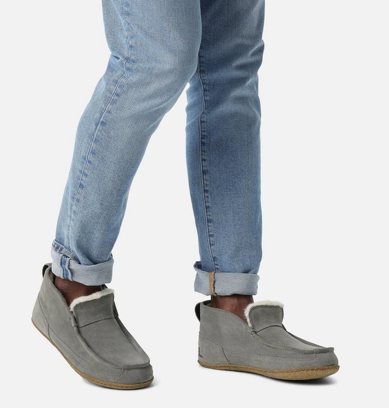 Men's Manawan II Moc Slipper, Color: Quarry, Gum 2, image 8