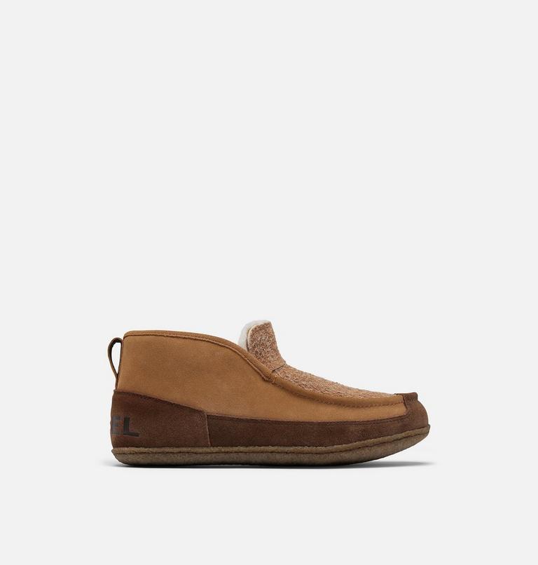 MANAWAN II Moc Men's Slipper, Color: Elk, Tobacco, image 1