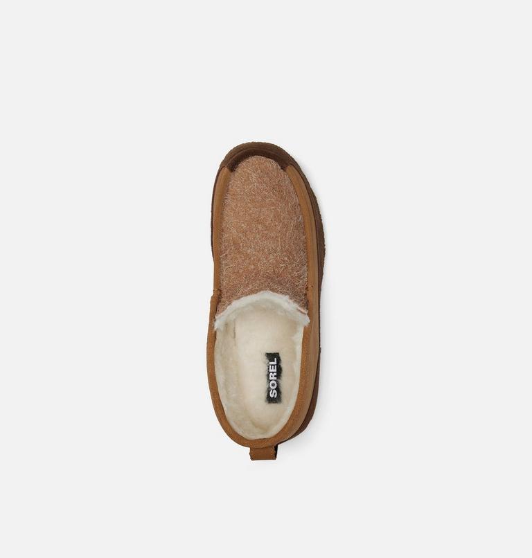 MANAWAN II Moc Men's Slipper, Color: Elk, Tobacco, image 5
