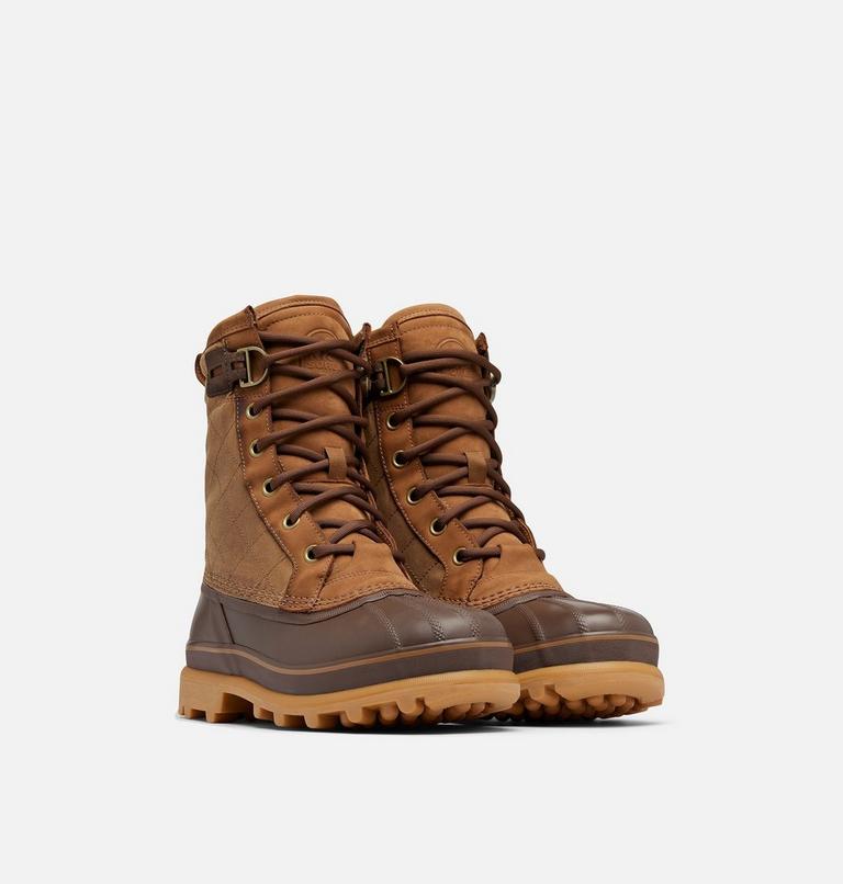 CARIBOU Royal Men's Waterproof Boot, Color: Velvet Tan, Tobacco, image 2