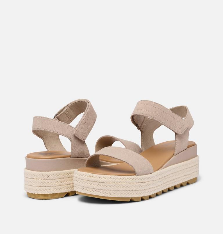 CAMERON Flatform Women's Wedge Sandal, Color: Crushed Clay, Gum 17, image 9