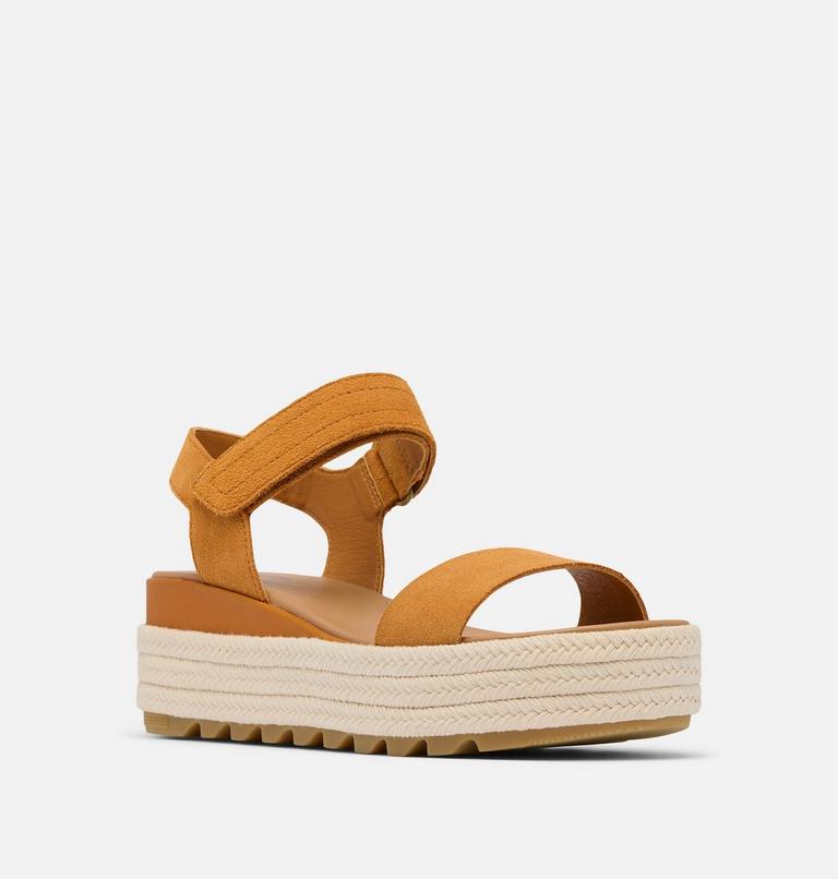 CAMERON FLATFORM SANDAL | 708 | 7, Color: Canyon Gold, Gum 16, image 7