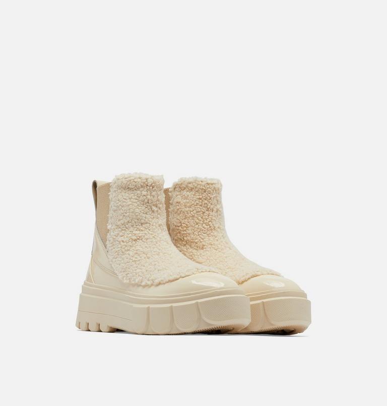Women's Caribou X Boot Chelsea Cozy, Color: Bleached Ceramic, Oatmeal, image 2