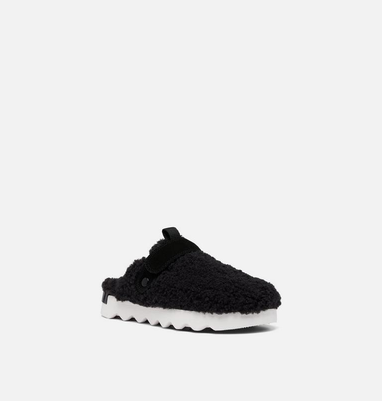 VIIBE Cozy Women's Clog, Color: Black, Sea Salt, image 7