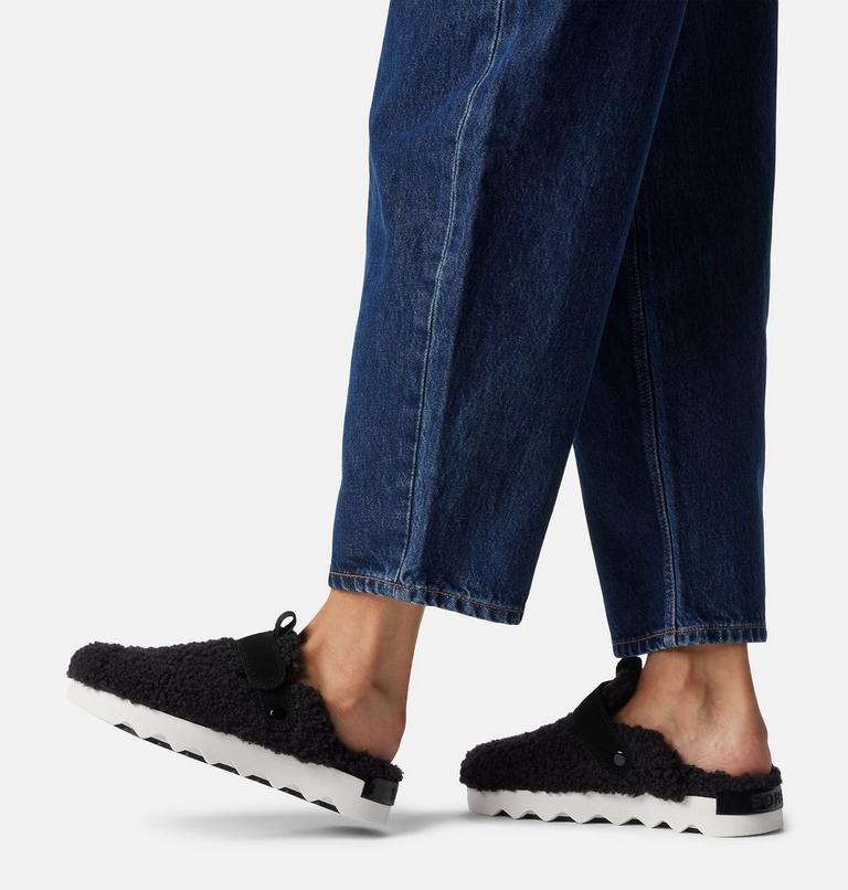 VIIBE Cozy Women's Clog, Color: Black, Sea Salt, image 9