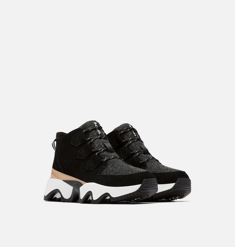 Women's Kinetic Impact Caribou Boot, Color: Black, Sea Salt, image 2