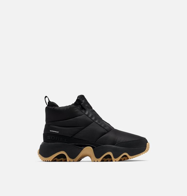 Women's Kinetic Impact Puffy Sneaker Boot, Color: Black, Sea Salt, image 1