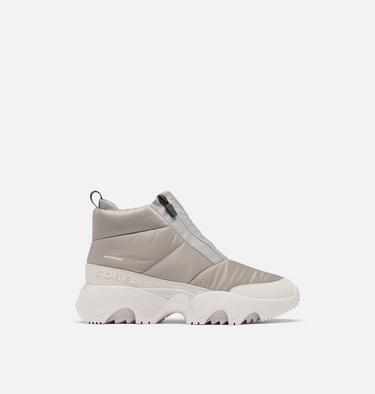 KINETIC Impact Women's Puffy Zip Waterproof Boot, Color: Chrome Grey, Moonstone, image 5