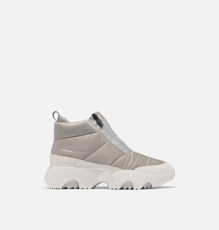 KINETIC Impact Women's Puffy Zip Waterproof Boot, Color: Chrome Grey, Moonstone, image 1