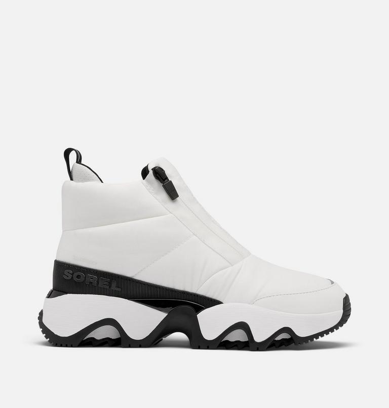 Women's Kinetic Impact Puffy Sneaker Boot, Color: Sea Salt, Black, image 1