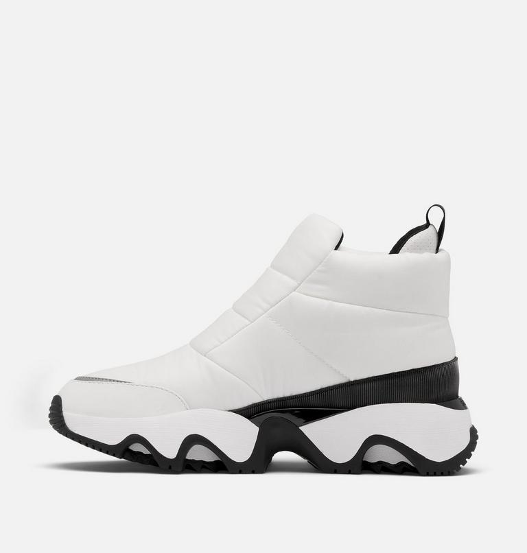 Women's Kinetic Impact Puffy Sneaker Boot, Color: Sea Salt, Black, image 2
