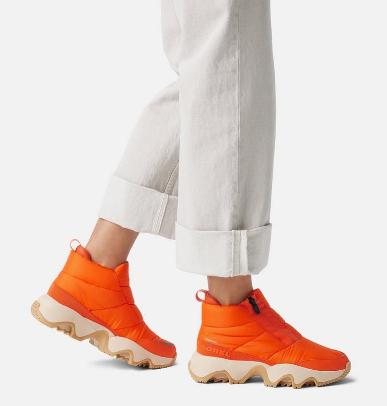 KINETIC� IMPACT PUFFY ZIP WP | 862 | 5, Color: Optimized Orange, Bleached Ceramic, image 7