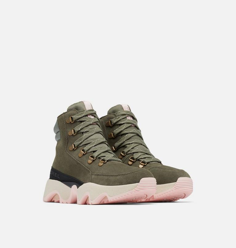 Women's Kinetic Impact Conquest Waterproof Sneaker Boot - 2023 COLLECTION, Color: Stone Green, Chalk, image 2