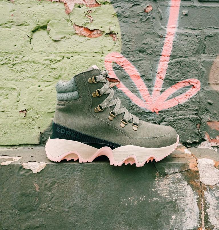 Women's Kinetic Impact Conquest Waterproof Sneaker Boot - 2023 COLLECTION, Color: Stone Green, Chalk, image 8