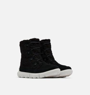 Women's Explorer Next Joan Cozy Boot, Color: Black, Moonstone, image 6