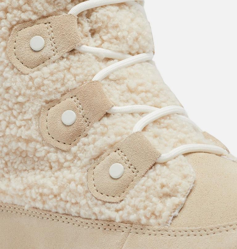 Women's Explorer Next Joan Cozy Boot, Color: Bleached Ceramic, Sea Salt, image 8