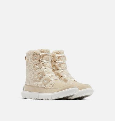 Women's Explorer Next Joan Cozy Boot, Color: Bleached Ceramic, Sea Salt, image 2